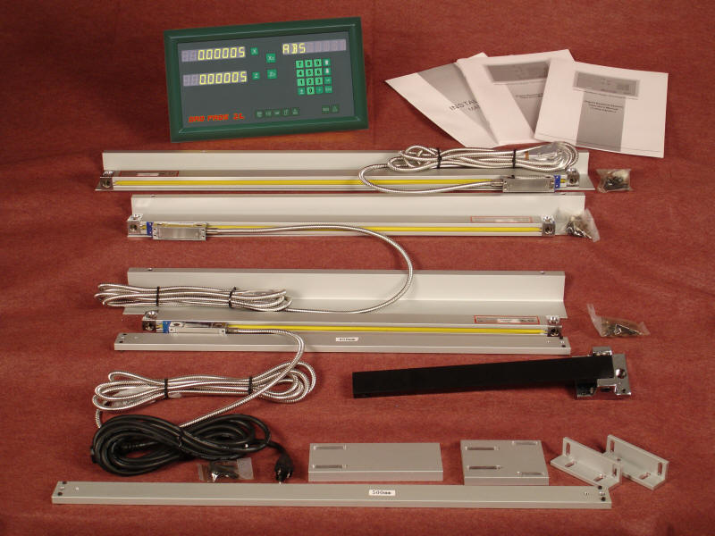 DRO PROS 2 Axis Digital Readout Lathe DRO Kit eBay