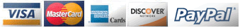 DRO PROS accepts credit cards, check and money order