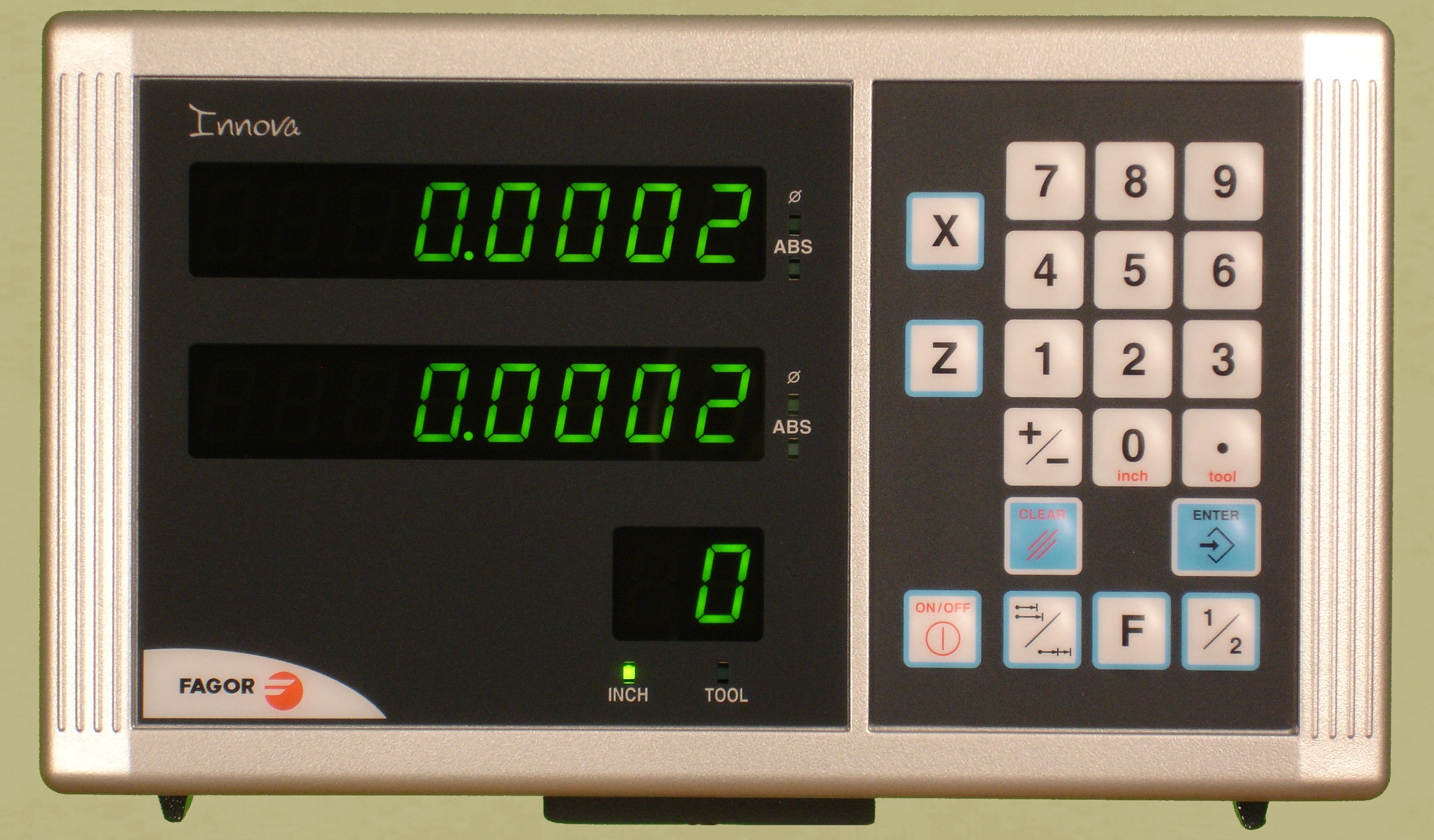 DRO PROS Fagor Lathe Display